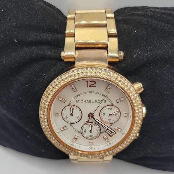 MICHAEL KORS Parker MK5491 Womens Stainless Steel Analog Dial Quartz Watch AM510 - Picture 5 of 11